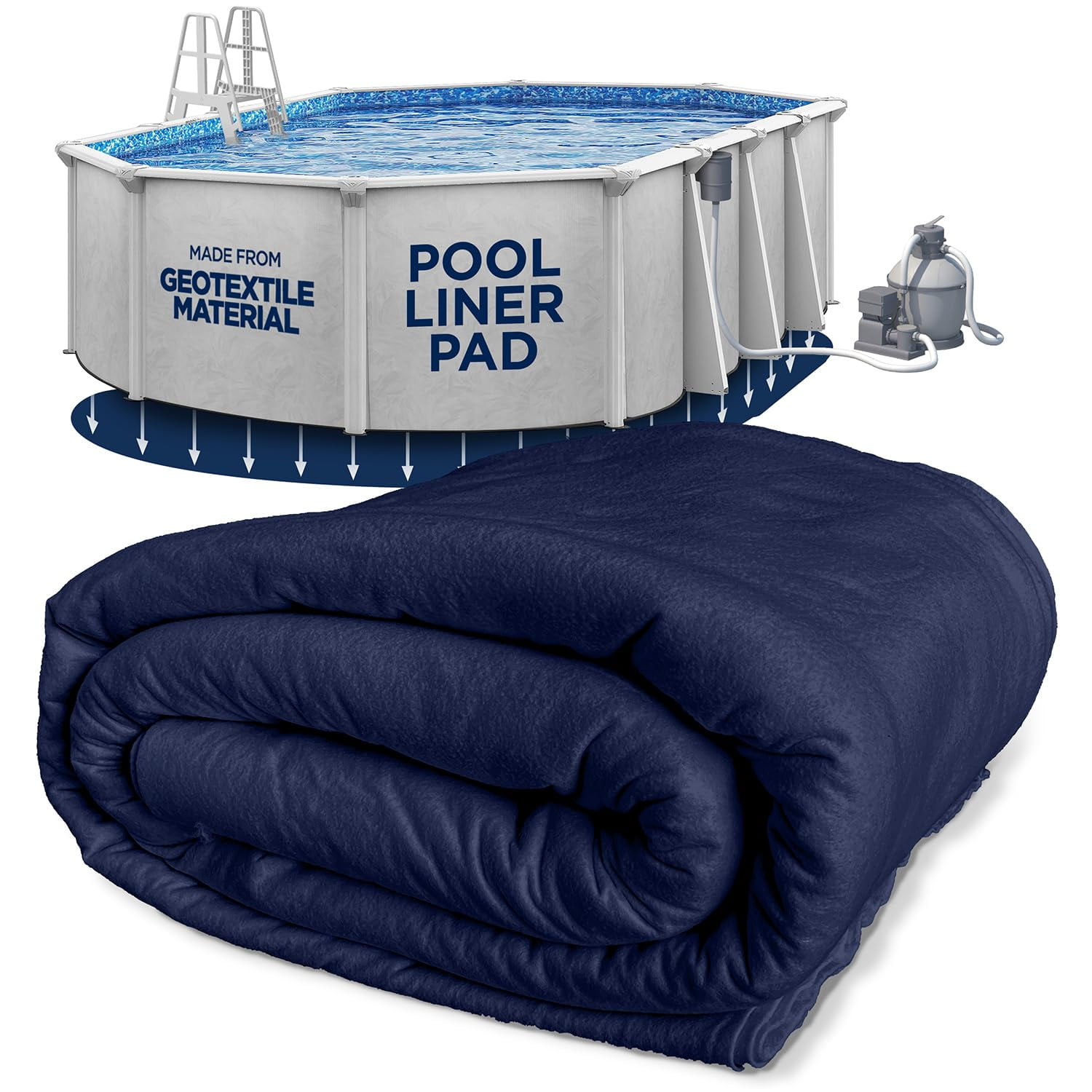 Pool Liner Pad,Round Under Pool Padding,Pool Pads for Above Ground Pool