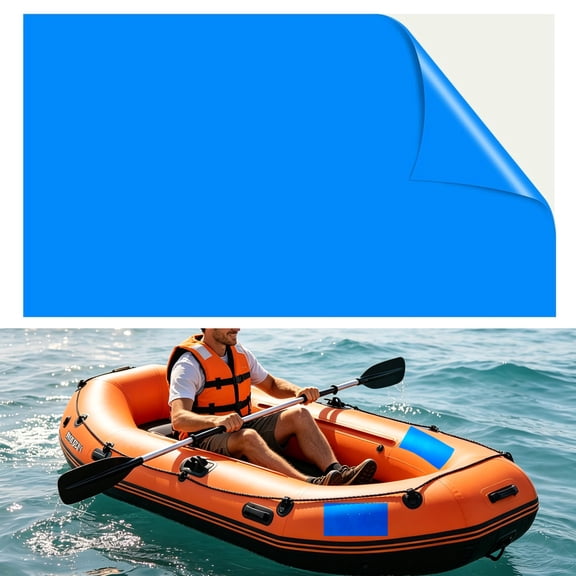 Pool Liner Patch, Strong Adhesive & Cuttable Waterproof PVC Pool Patch Repair Kit for Swimming Pool, Air Mattress, Bounce House, Swimming Ring, Inflatable Toys, Tent, 4933 inches