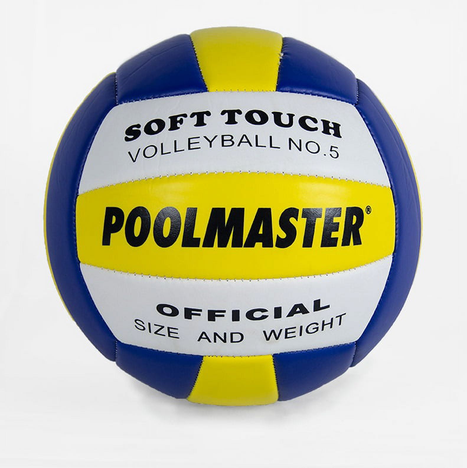 Pool Master 8" Sports Ball Soft Touch Volleyball Swimming Pool Accessory - Blue/Yellow