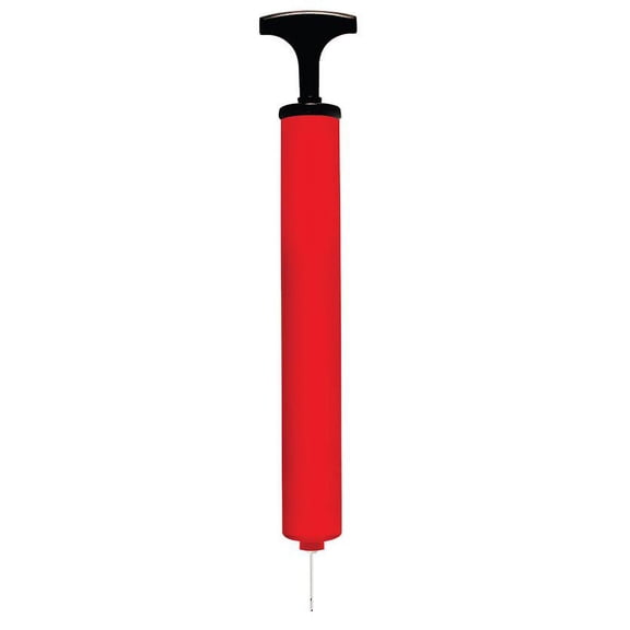 Pool Master Portable Game Ball Hand Pump for Swimming Pool and Spa 12.5" - Red/Black