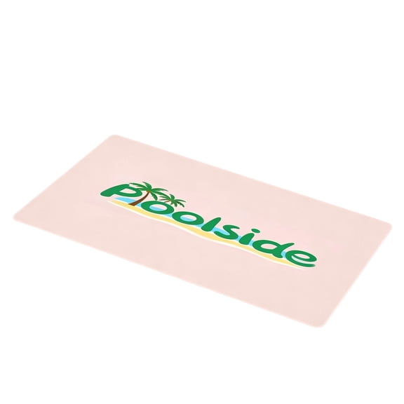 Pool Mat,15.7x23.6 Inch Non-slip Poolside Seating Mats,Waterproof Outdoor Pool Cushions with Drainage for Summer Beach Swimming Pools Lounging,Pink