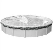 Pool Mate 10 Year Heavy-Duty Silver Round Winter Pool Cover, 30 ft. Pool