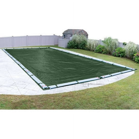 Pool Mate 12 Year Extra Heavy-Duty Forest Green In-Ground Winter Pool Cover, 30 x 60 ft. Pool