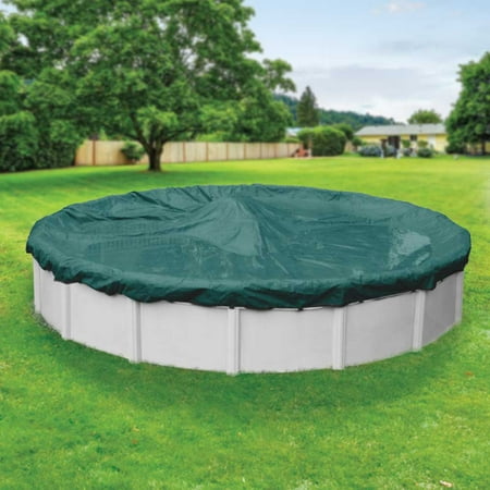 Pool Mate 15 Year Extra Heavy-Duty Teal Green Round Winter Pool Cover, 18 ft. Pool
