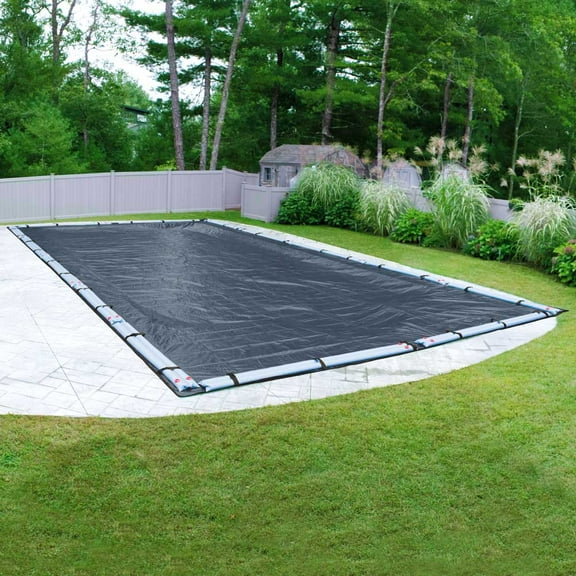 Pool Mate 15 Year Extra-Large Mesh Imperial Blue In-Ground Winter Pool Cover, 25 x 45 ft. Pool
