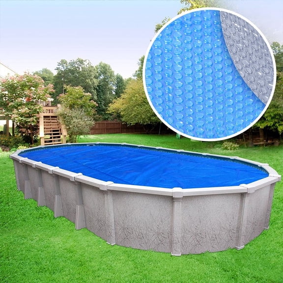 Pool Mate 18' x 33' Oval 10 Mil Deluxe Space Age Solar Blanket