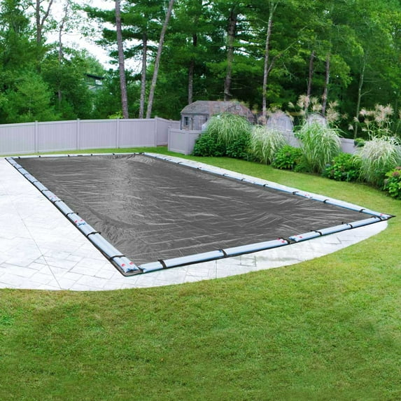 Pool Mate 20 Year Premium Charcoal In-Ground Winter Pool Cover, 20 x 40 ft. Pool