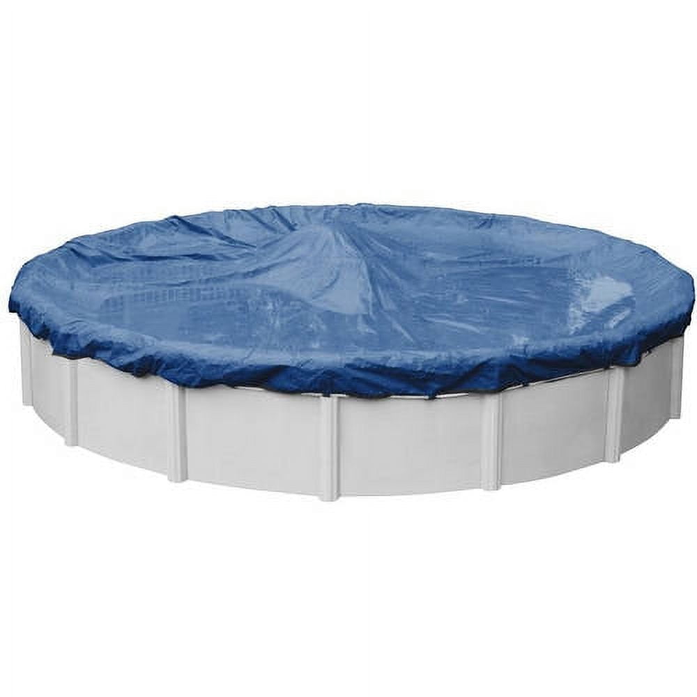 Pool Mate 20 Year Premium Ocean Blue Round Winter Pool Cover, 21 ft. Pool
