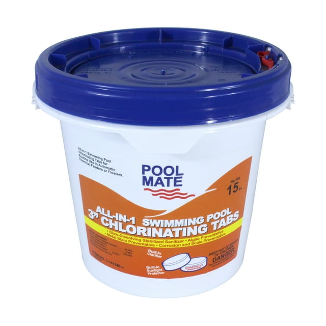 Pool Mate 3 in. Chlorinating Tablets All-In-1 - Walmart.com