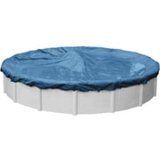 Pool Mate 8 Year Classic Sky Blue Round Winter Pool Cover, 15 ft. Pool
