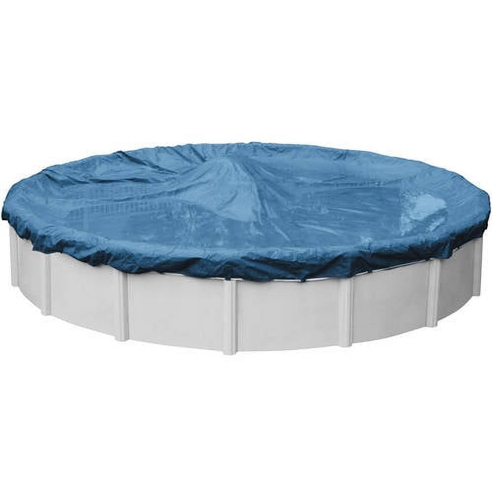 Pool Mate 8 Year Classic Sky Blue Round Winter Pool Cover, 18 ft. Pool