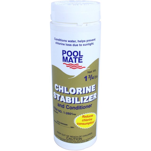 Pool Mate Chlorine Stabilizer and Conditioner for Swimming Pools