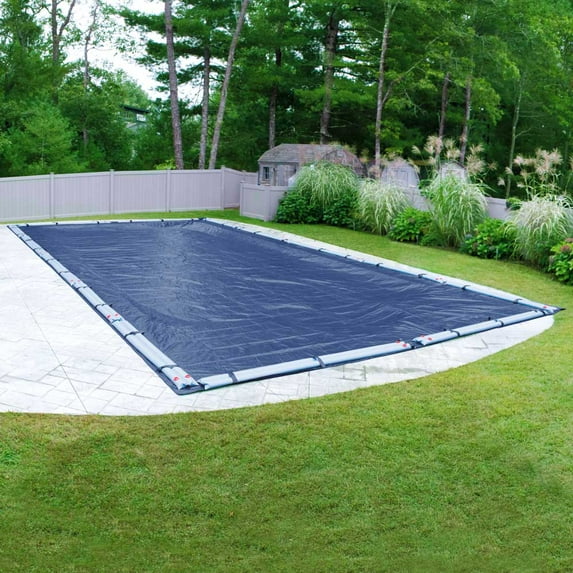 Pool Mate Commercial-Grade Rip-Shield Blue Winter Cover for In-Ground Swimming Pools, 25 ft. x 50 ft. In-Ground Pool