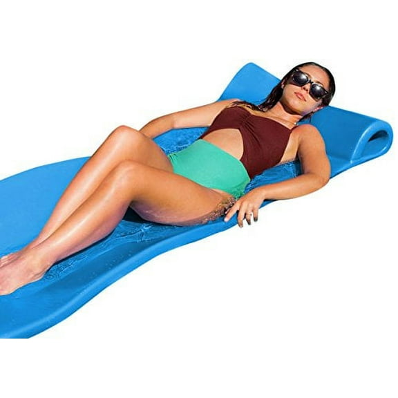 Pool Mate Foam Large Mattress Pool Float, Blue