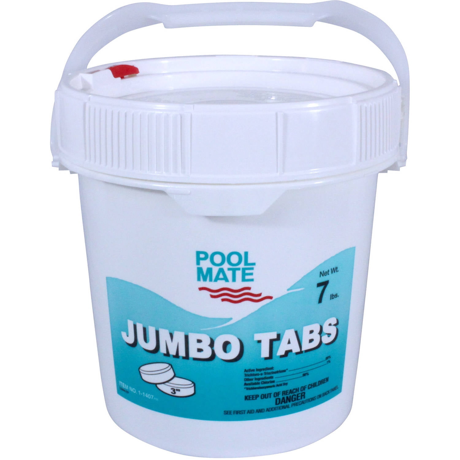 Pool Mate Jumbo 3" Chlorine Tablets for Swimming Pools