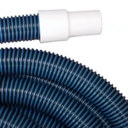 Pool Mate Premium-Deluxe Blue/Black Spiral Wound Swimming Pool Vacuum Hose