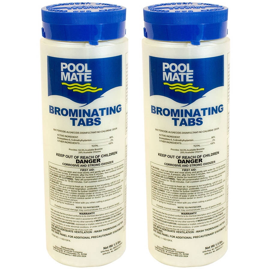 Pool Mate Spa Brominating Bromine Tabs for Spas and Hot Tubs, 1.5