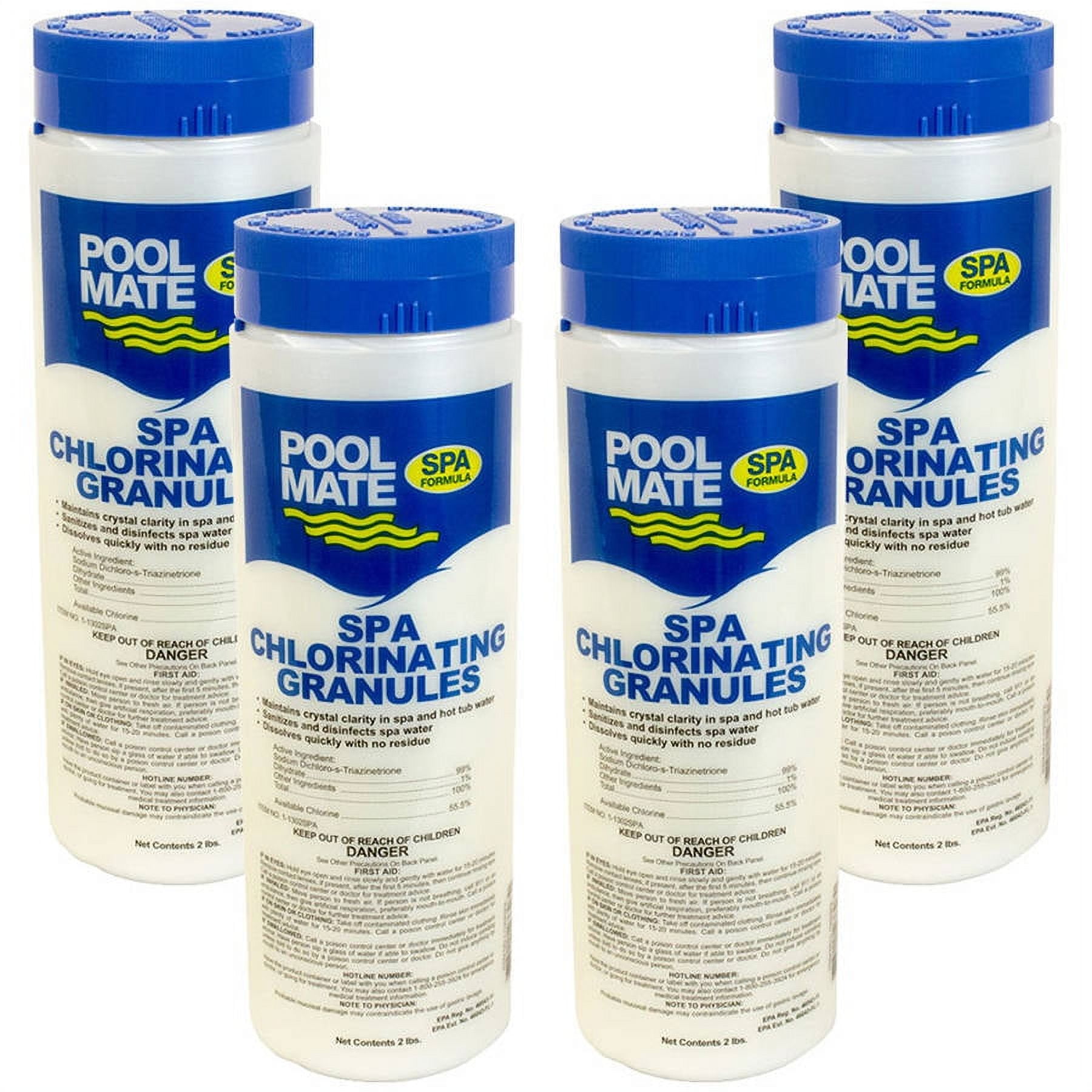 Pool Mate Spa and Hot Tub Chlorinating Granules, 2Pounds