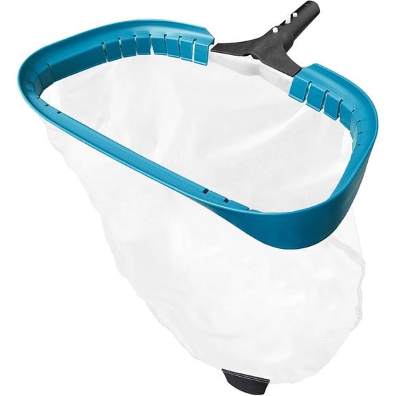 Pool Net - Professional 20" Swimming Pool Leaf Skimmer Rake, Aluminum Frame Deep Nylon Bag, Ultra Fine Mesh Nets for Cleaning Leaves, Sand, Pollen, Finest Debris (No Pole)