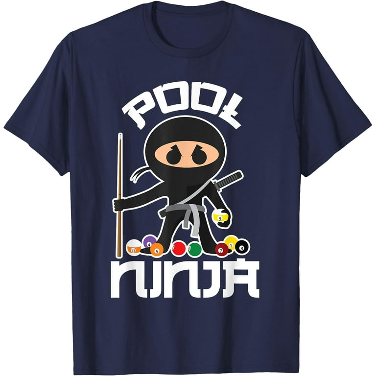 Pool Ninja Shirt | Cute Pocket Billiards Lover T-Shirt Gift