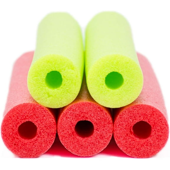 Pool Noodle, FixFind 5 Pack of 52 Inch Hollow Foam Pool Swim Noodle, Bright Foam Noodles for Swimming, Floating and Craft Projects