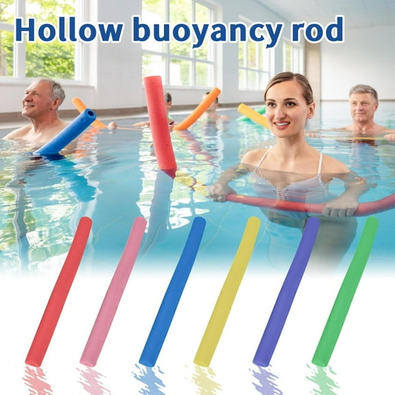 Pool Noodles Foam - Soft Large Rainbow Foam Noodle Tube, 6 Colors Bulk Swim Noodles, Multi-Purpose, Pool Toy, Floating Training Device, Exercise Aid, Craft Projects