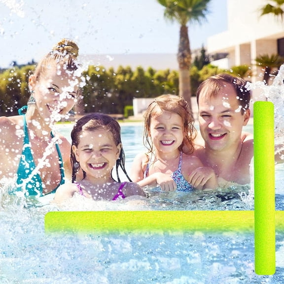 Pool Noodles Foam - Soft Large Rainbow Foam Noodle Tube, Bulk Swim Noodles, Multi-Purpose, Pool Toy, Floating Training Device, Exercise Aid, Craft Projects Green 6.0Cm