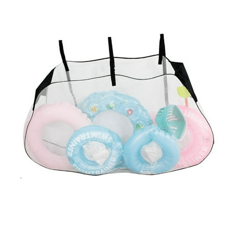 Pool Organizer Hanging Bag Outdoor Swimming Fence Net High Capacity Single Pack Multifunctional Creative Family Storage