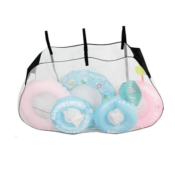 Pool Organizer Hanging Bag Outdoor Swimming Fence Net High Capacity Single Pack Multifunctional Creative Family Storage