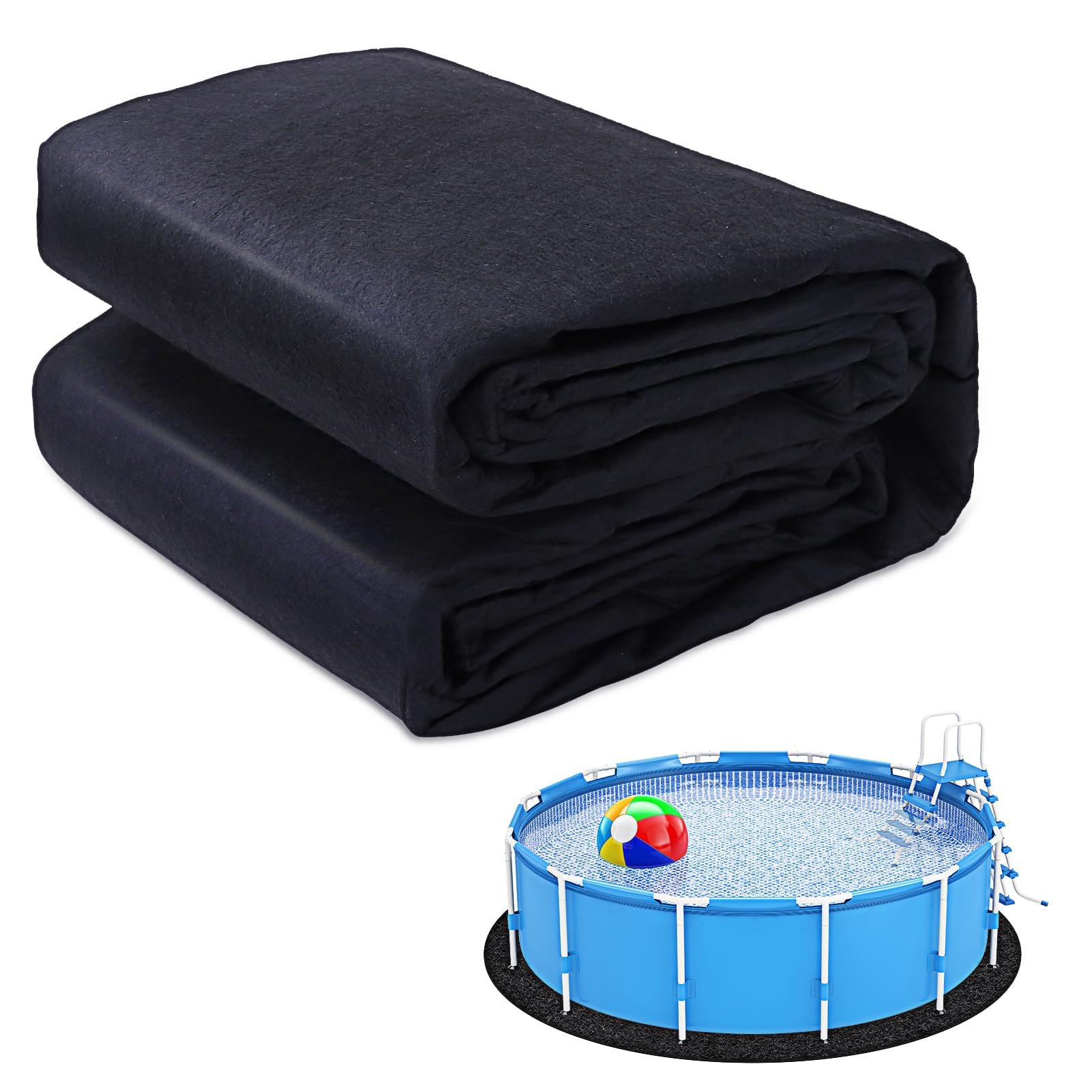 Pool Pads for Above Ground Pool, 12Foot Round Heavy Duty Pool Liner