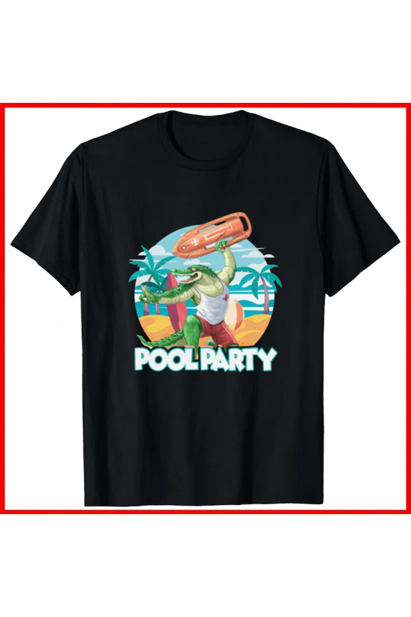 Pool Party Spring Break Summer Vacation Water Swimming Fun Unisex T-Shirt, S-5XL