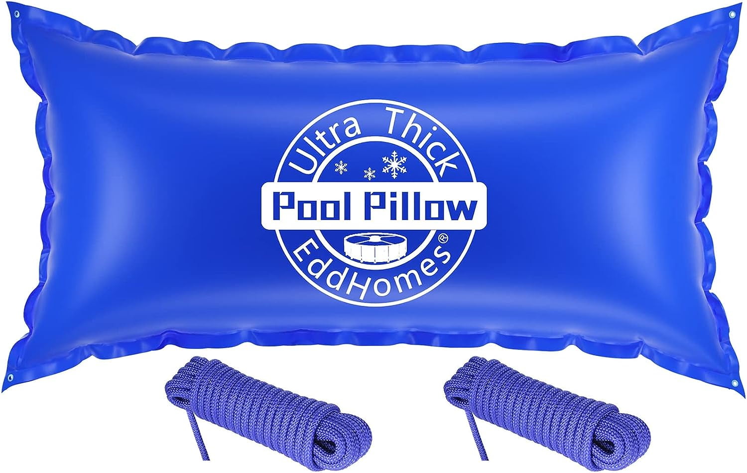Blue 4ft x 8ft Cold Resistant PVC Pool Pillow