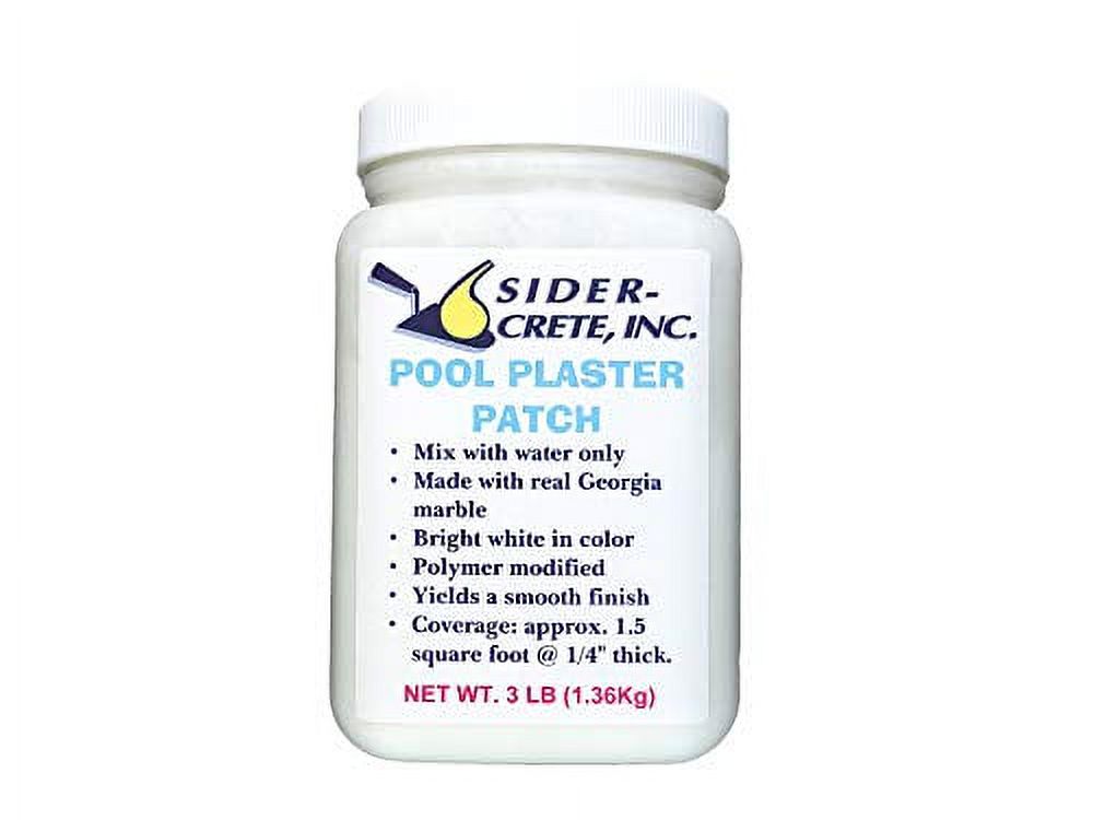 Pool Plaster Patch Repair 3 Lb White