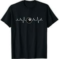 thumbnail image 1 of Pool Players Heartbeat Billiards 8 Ball T-Shirt, 1 of 4