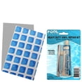 thumbnail image 1 of Pool Above Pool Above Vinyl Repair Kit with Clear Sealant, Ideal for Ultra Frame Pools and Other Vinyl Products, Includes Gray & Blue Multi Patches and Strong Vinyl Glue, 1 of 8