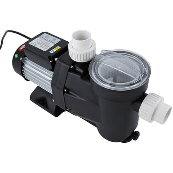 Pool Pump,1.5 HP 110V Pool Pump Above Ground/Inground with Timer,Selfpriming Pool Pumps for Swimming Pools, Hot Tubs$$Garden & Patio