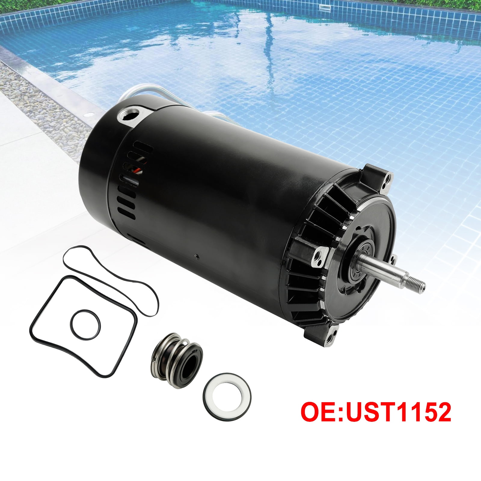 HAYWARD SUPER PUMP 1.5 HP UST1152 Pool Pump Replacement Motor - Walmart.com