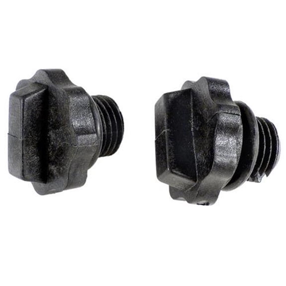 Pool Pump Drain Plug Set with O-Ring - 0.25-18 in. - Pack of 2 - Durable Design