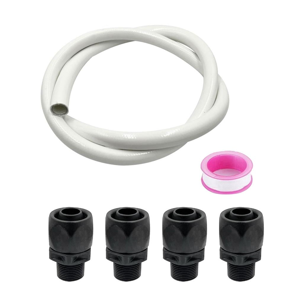 Pool Pump Hose Kit with 4 Quick Connect Adapter Booster Pump Integration Replace