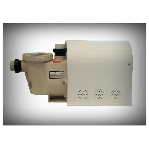 Pool Pump Motor Cover - Variable Speed Pump Protection - Intelliflo, Intellipro, Ecostar Compatible - Weatherproof PVC Shelter - Sun & Rain Guard White