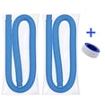 thumbnail image 1 of Pool Pump Replacement Hoses for Above Ground Pool, 1.25" Diameter Connection Pool Hoses with PTFE Tape, 39" Long Accessory Hoses for Filter Pumps, Sand Filters & Saltwater Systems, 2 Pack, 1 of 6