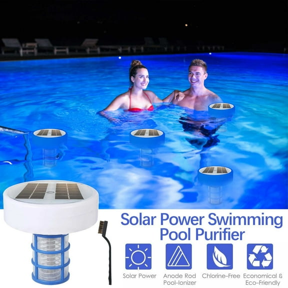 Pool Purifier High Capacity Copper Anode For A Longer Time Kept The Swimming Pool Clean PoolIonizer Copper Swimming Pool Purifier With Night Light