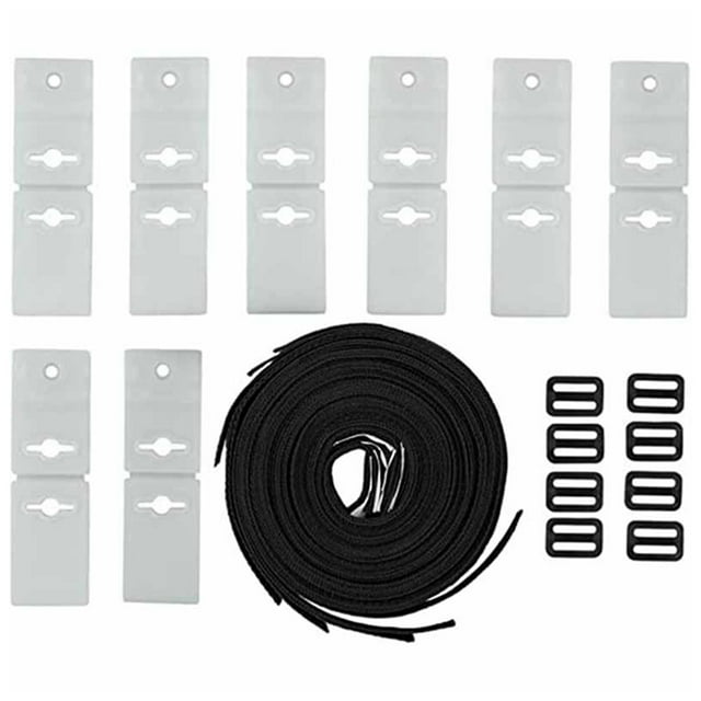 Pool Ruler Solar Cover Reel Attachment Kit Pool Cover Tightening Straps for Inground Swimming