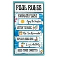 Pool Rules Sign, Indoor/Outdoor Swimming Pool Decorations