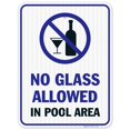 thumbnail image 1 of Pool Rules Sign, No Glass Allowed in Pool Area,, 1 of 1