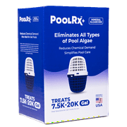 Pool Rx+ Blue/White 6-Month Swimming Pool Mineral Algicide, 1 Tablet Treats 7.5k-20k Gallons