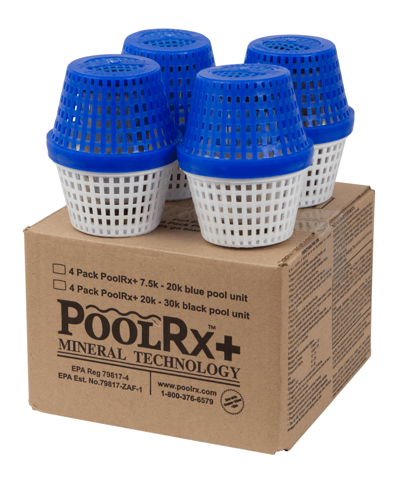 Pool Rx Plus Blue Algaecide Unit Treats 7500 20000 Gallon Swimming