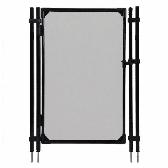 Pool Safety Fence Gate 4Ft x 2.5Ft, Self-Latching Security Fencing Gates