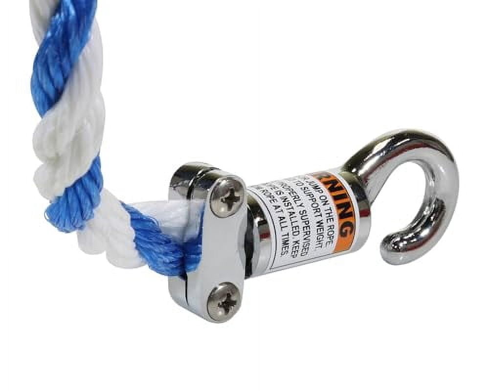 Pool Safety Rope and Float Kit - 25 Feet - 3/4 Inch Blue and White Rope ...