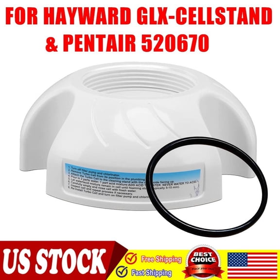 Pool Salt Cell Cleaning Stand Cap W/ O-ring For Hayward Turbo